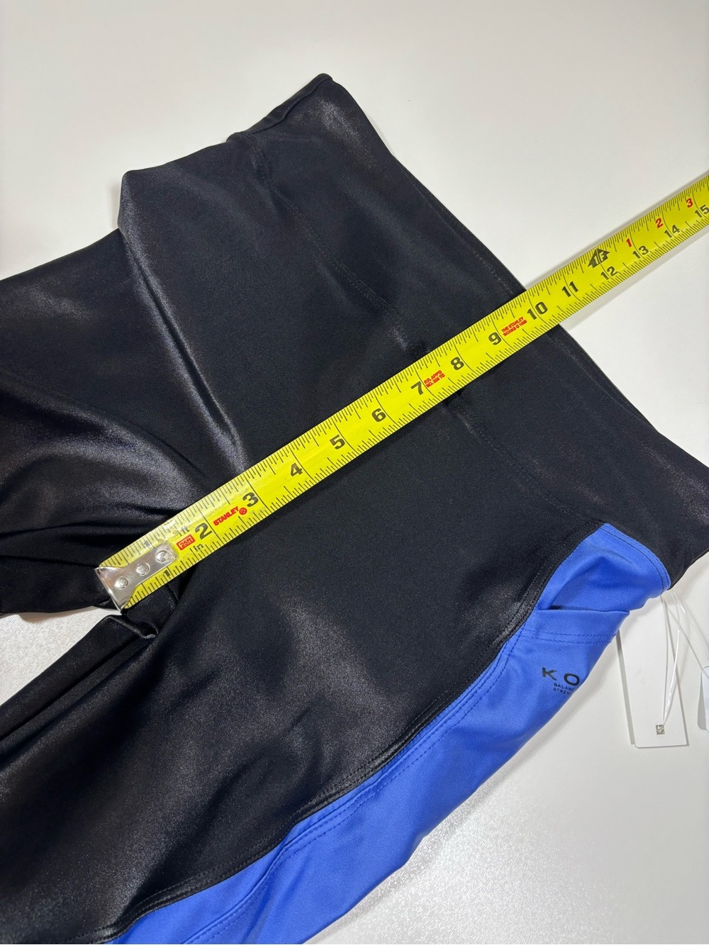Koral Women’s Pista Infinity High Rise Leggings Medium Black Bel Air Blue - Picture 9 of 11